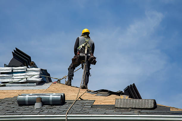 Professional Roofing technician working in Mount Vision, NY
